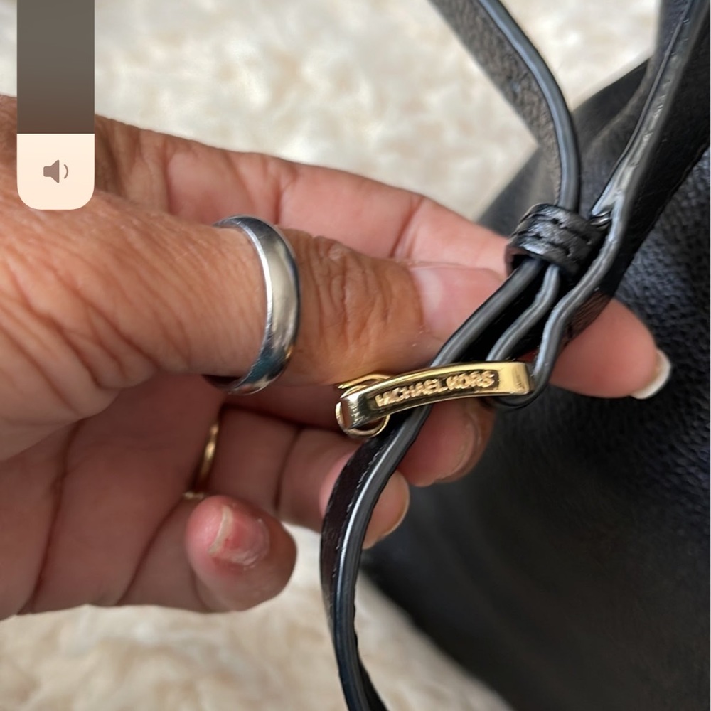 Authentic Michael Kors Pebble Drawstring Bag - image 3